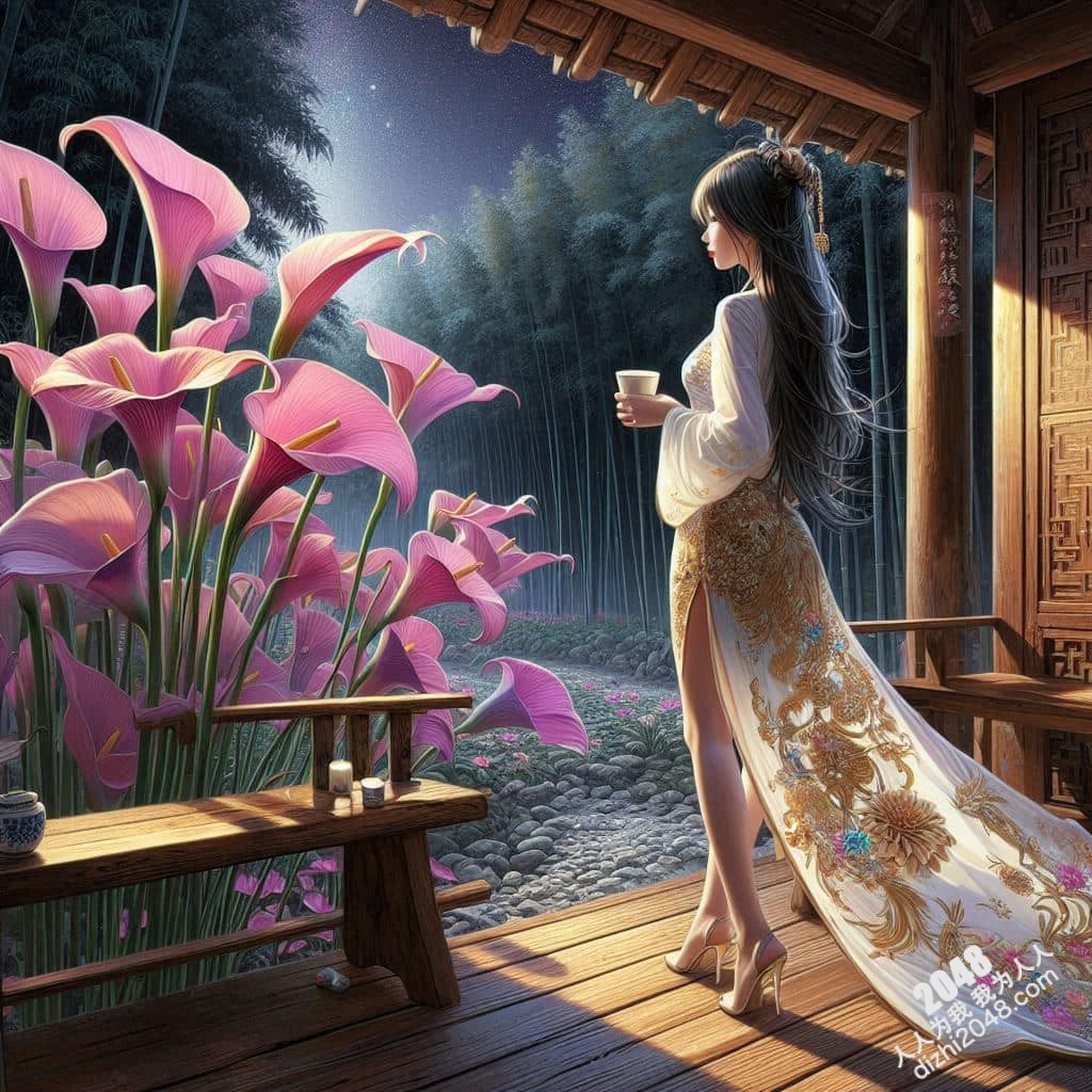 深夜山林咖啡香，少女的秘密温柔乡：性感尤物与咖啡的暧昧邂逅(48)