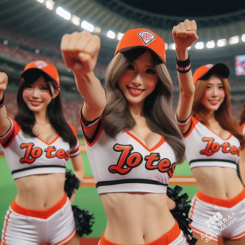 韩国乐天棒球队啦啦队女孩性感写真：青春活力四射，魅力无限(2)