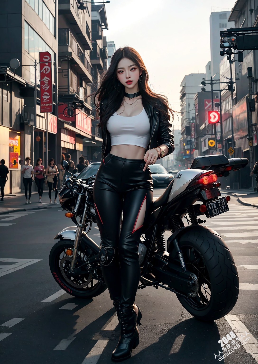 都市尤物：午夜摩托女郎的性感冒险