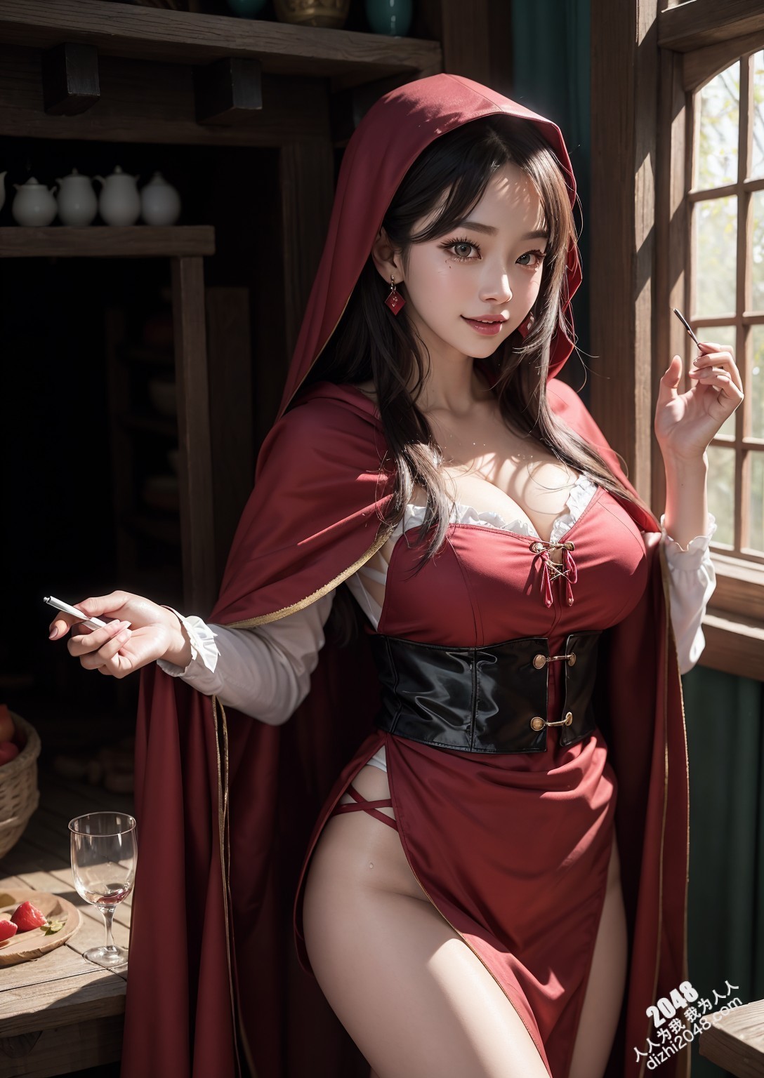 小红帽的秘密：午后诱惑，诱人身姿，火辣COS