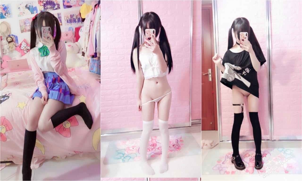 清纯反差小母狗 twitter萝莉『蔡小熊』福利，可爱乖巧的小妹妹 怎么能这么烧呢？一线天白虎嫩穴自己插出白浆 上
