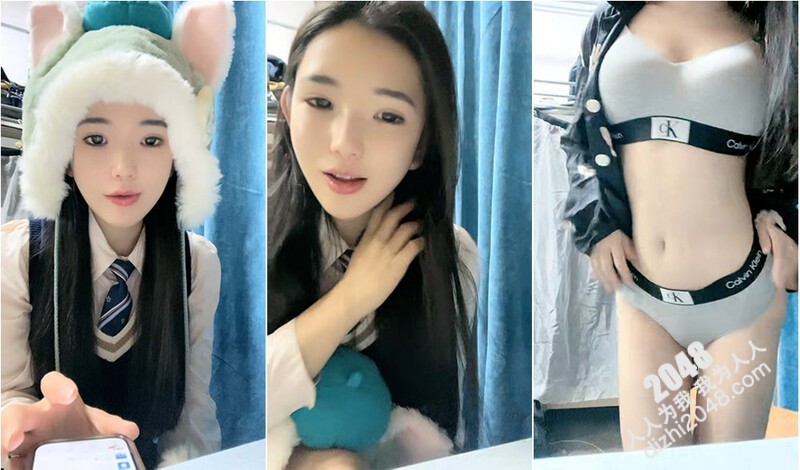 青春活力在校美女大学生趁室友都不在,寝室里撩骚,吃完外卖上床翘屁股掰茓,还是馒头茓