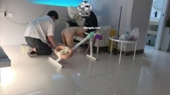 12.15  补链   2025年3月最新流出，泡良大神，【黑猫原创】，反差老师母狗和男奴，身材真好，前后夹击，一个舔脚丫子一个插逼