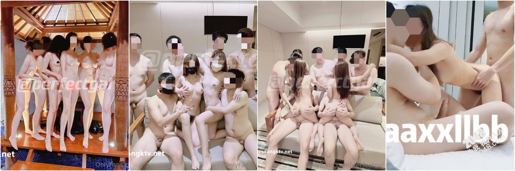 ☀极品身材女神『PerfectGal』多人淫趴 群P抽插 想怎么玩就怎么玩 配合度满分 2(11V)