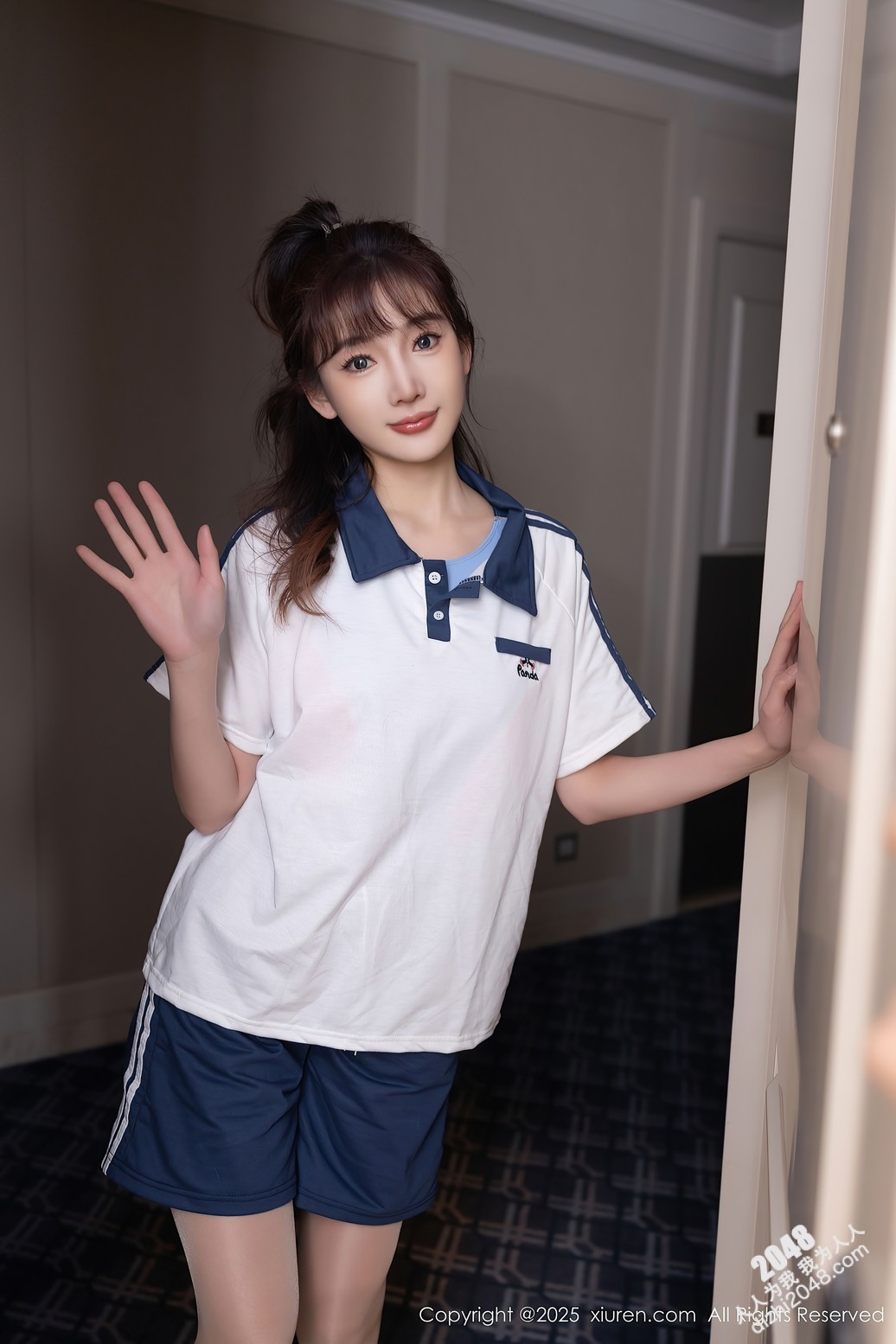 陆萱萱 性感蓝白色学生装 柔美的身姿妖艳动人 样貌多姿撩人心怀[84P/890M]