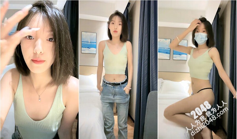 高颜值短发气质艺校学生妹,搞艺术的是不是胸部都不大,身材消瘦,可惜胸太平