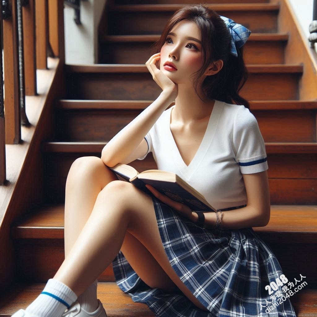 在圖書館裡思考著未來的妹子(17)