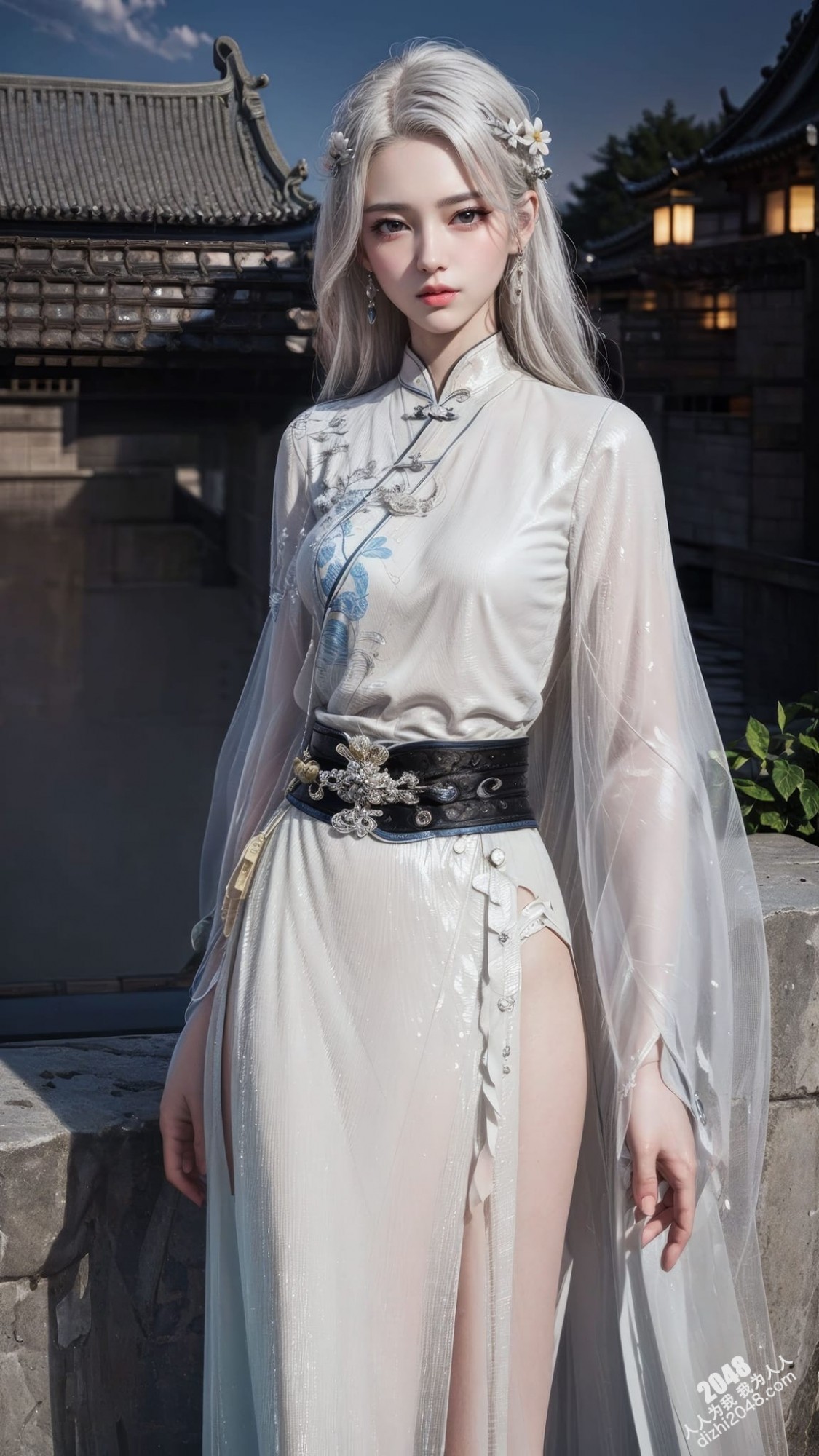 冷艳剑宗师妹：冰肌玉骨，魅惑倾城，高清写真图鉴(2)