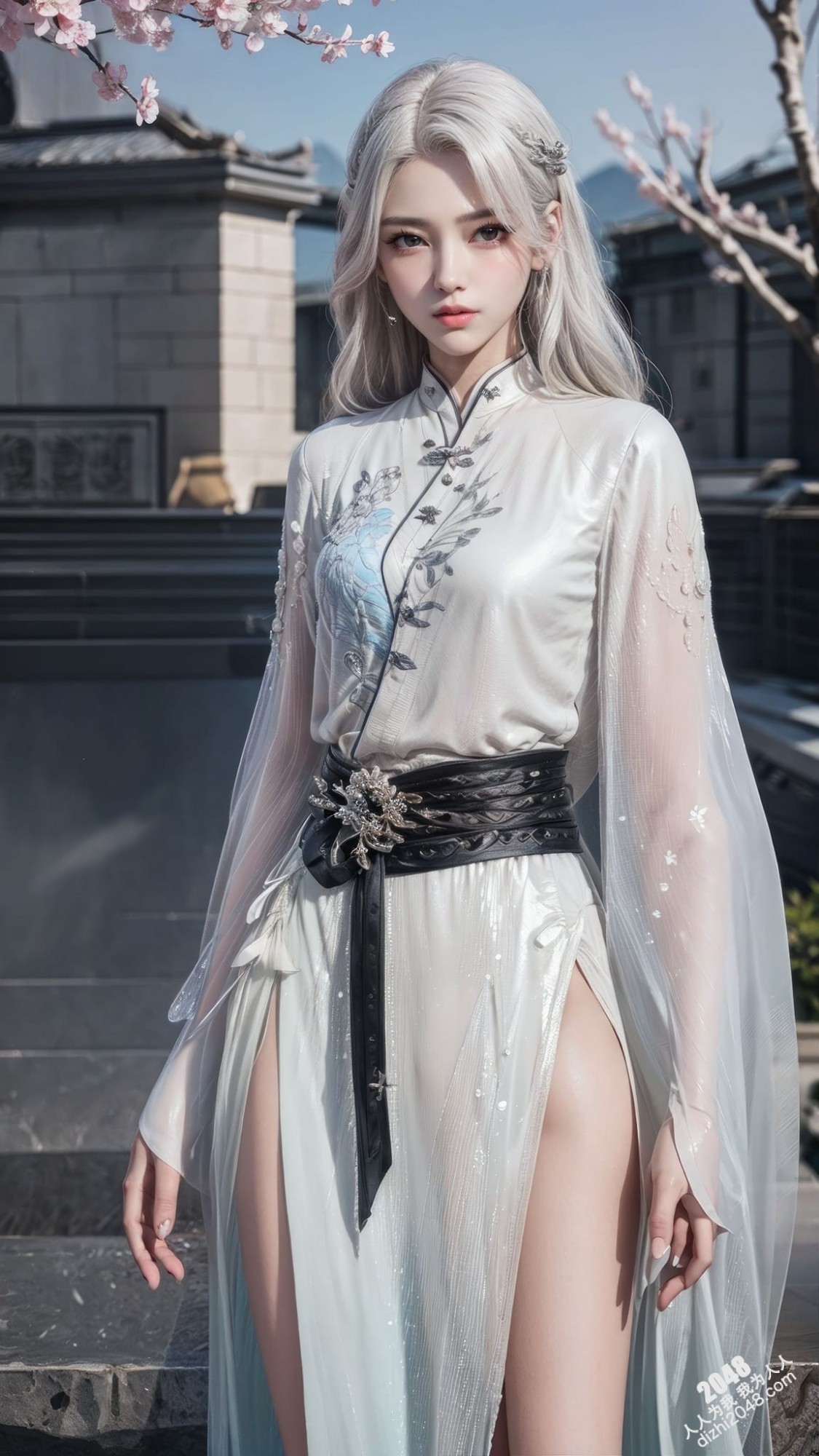 冷艳剑宗师妹：冰肌玉骨，魅惑倾城，高清写真图鉴(6)