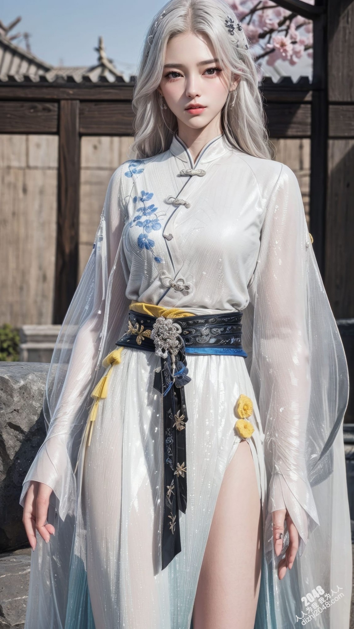 冷艳剑宗师妹：冰肌玉骨，魅惑倾城，高清写真图鉴(7)