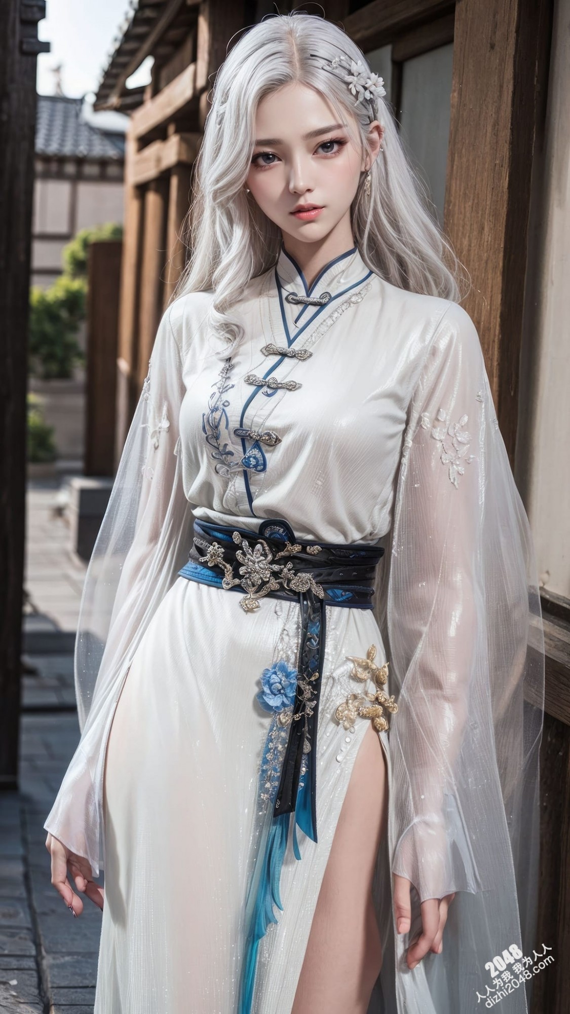 冷艳剑宗师妹：冰肌玉骨，魅惑倾城，高清写真图鉴(8)