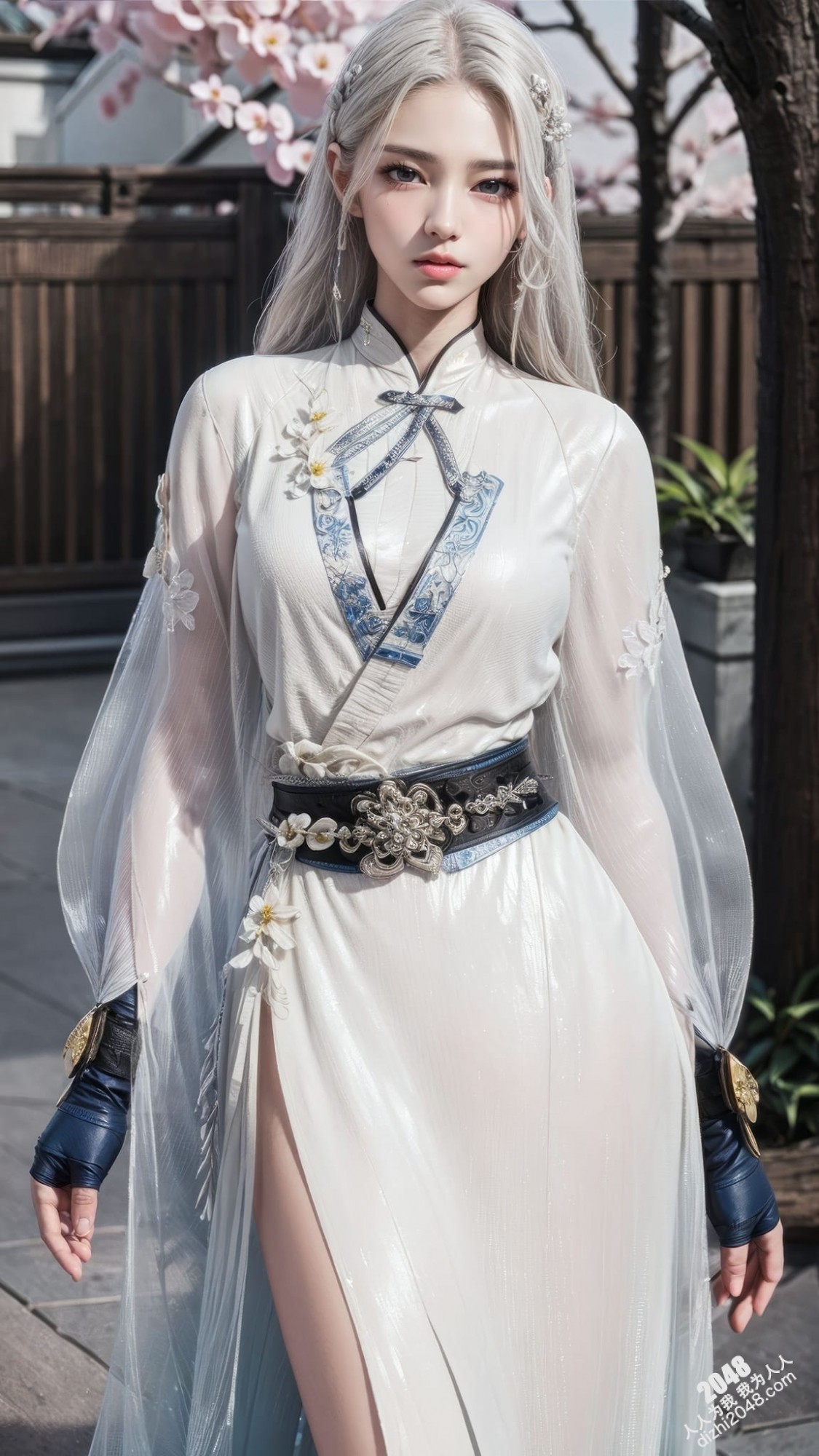 冷艳剑宗师妹：冰肌玉骨，魅惑倾城，高清写真图鉴(9)