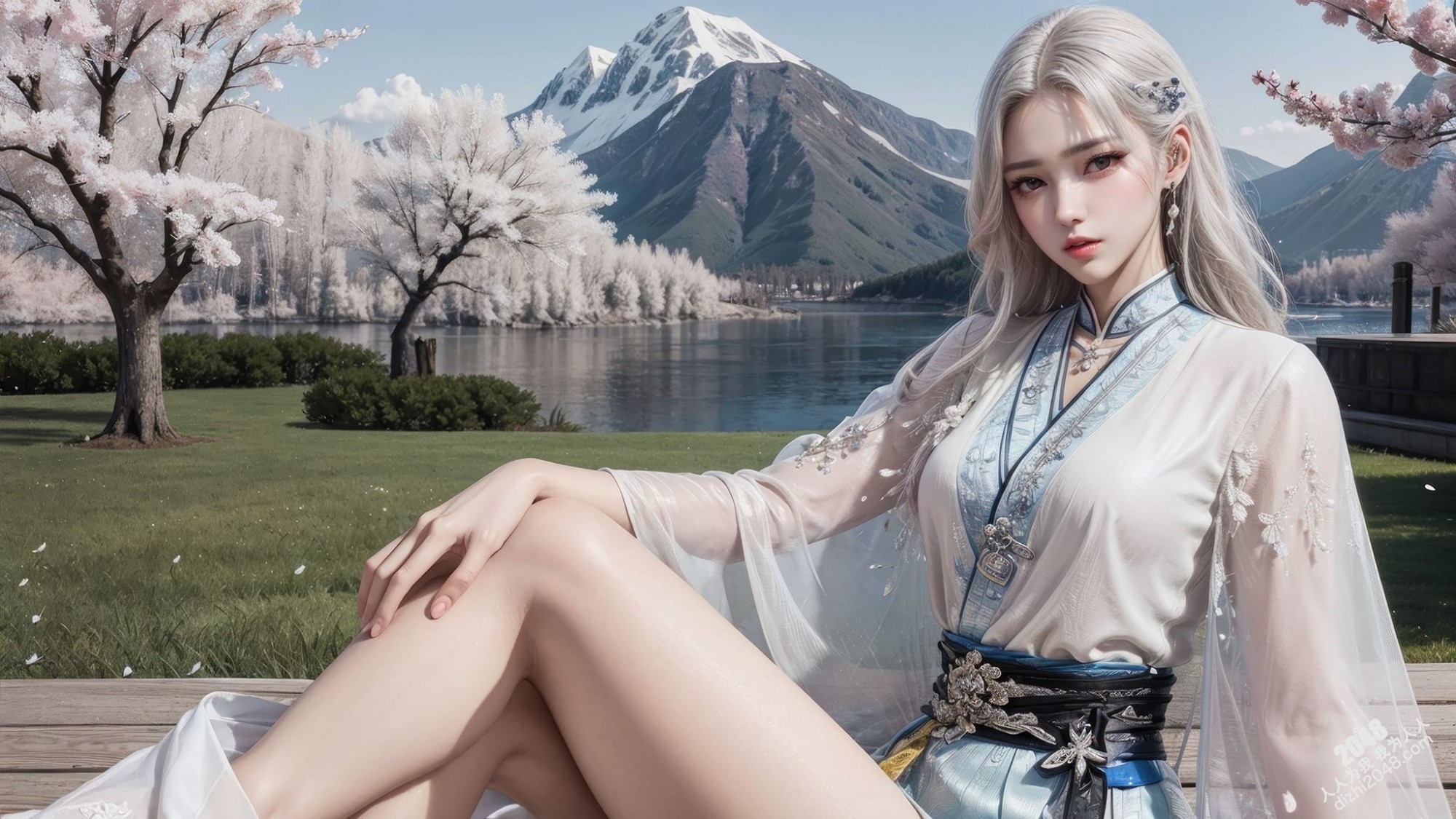 冷艳剑宗师妹：冰肌玉骨，魅惑倾城，高清写真图鉴(15)
