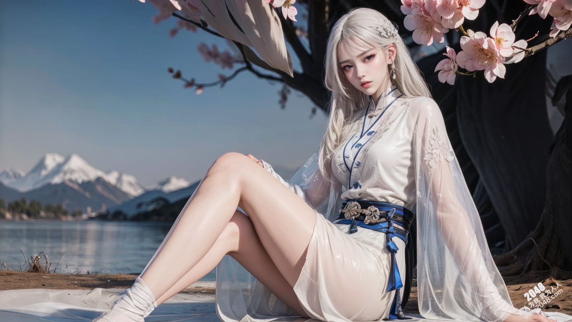 冷艳剑宗师妹：冰肌玉骨，魅惑倾城，高清写真图鉴(16)