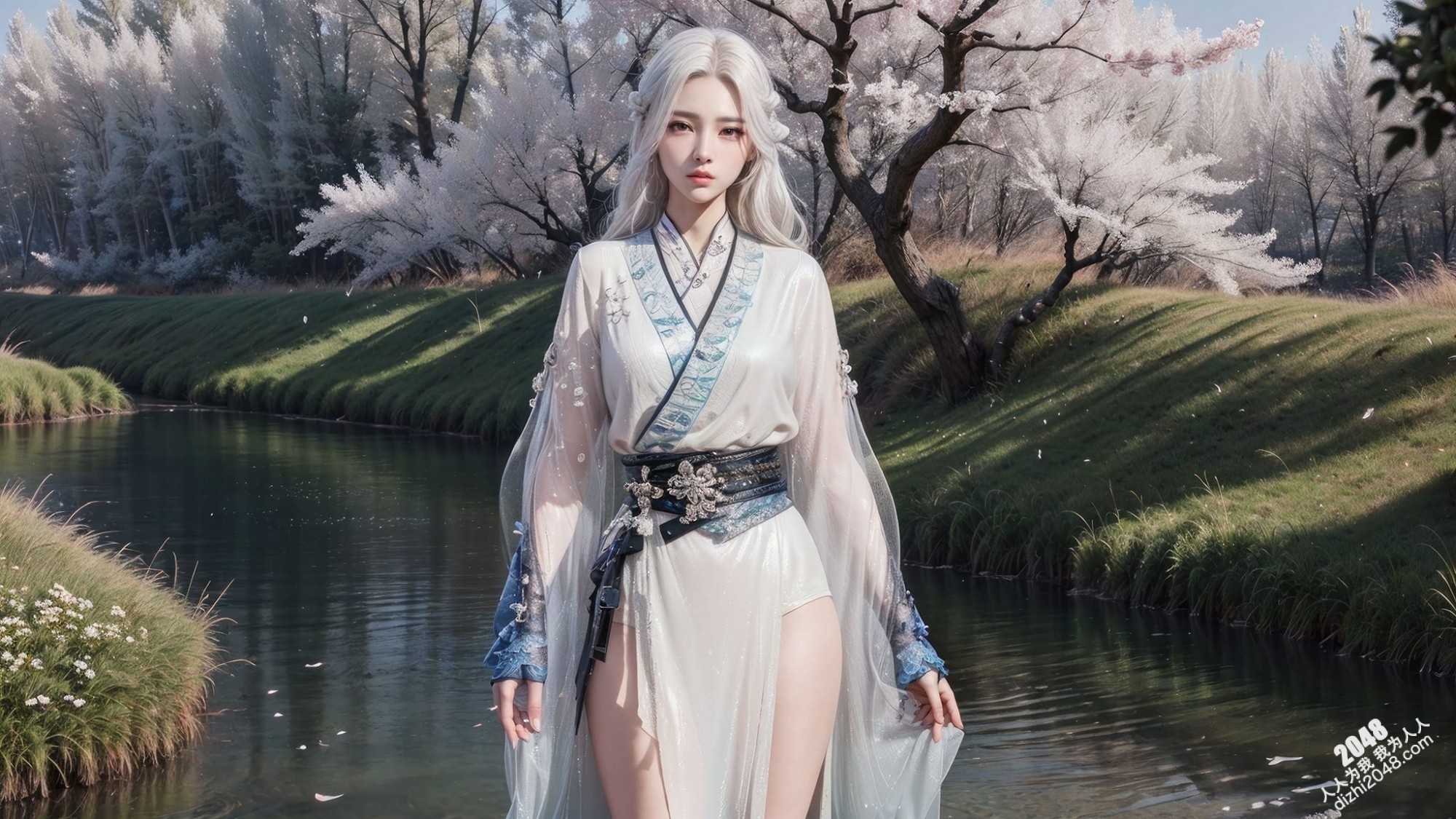 冷艳剑宗师妹：冰肌玉骨，魅惑倾城，高清写真图鉴(17)