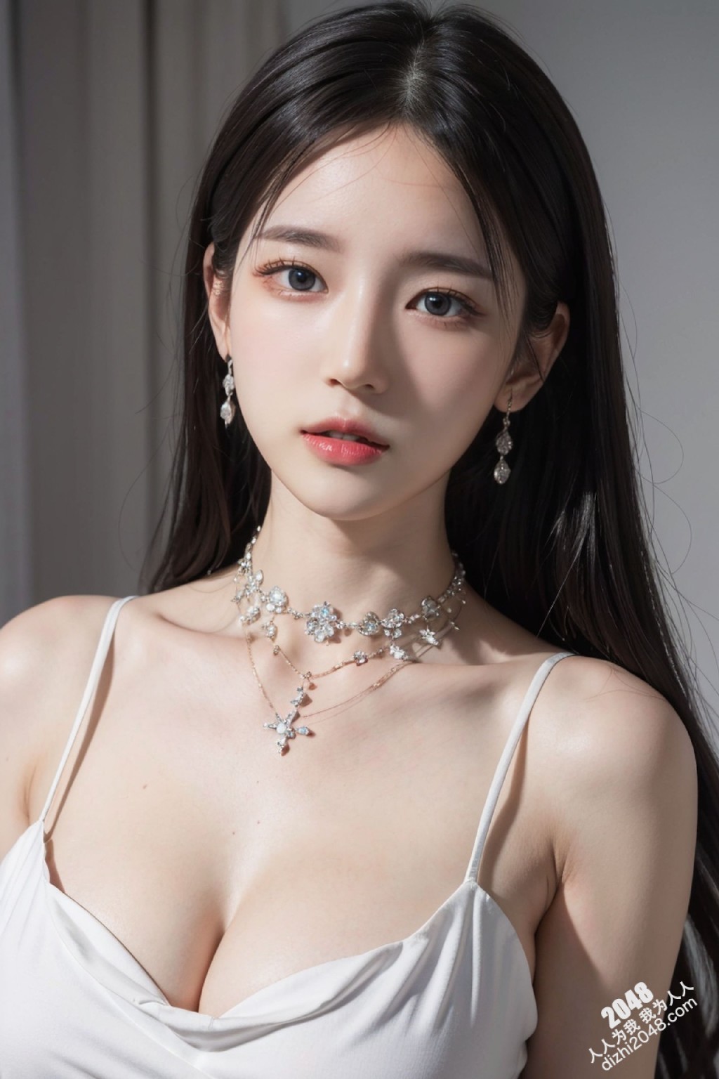 白裙魅影：午夜街头的绝美尤物(4)