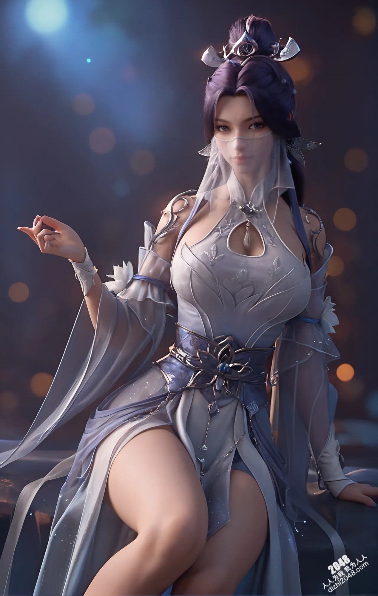 武动乾坤：绫清竹的秘密花园—绝美仙子诱人写真，高清大图，尽显曼妙身姿