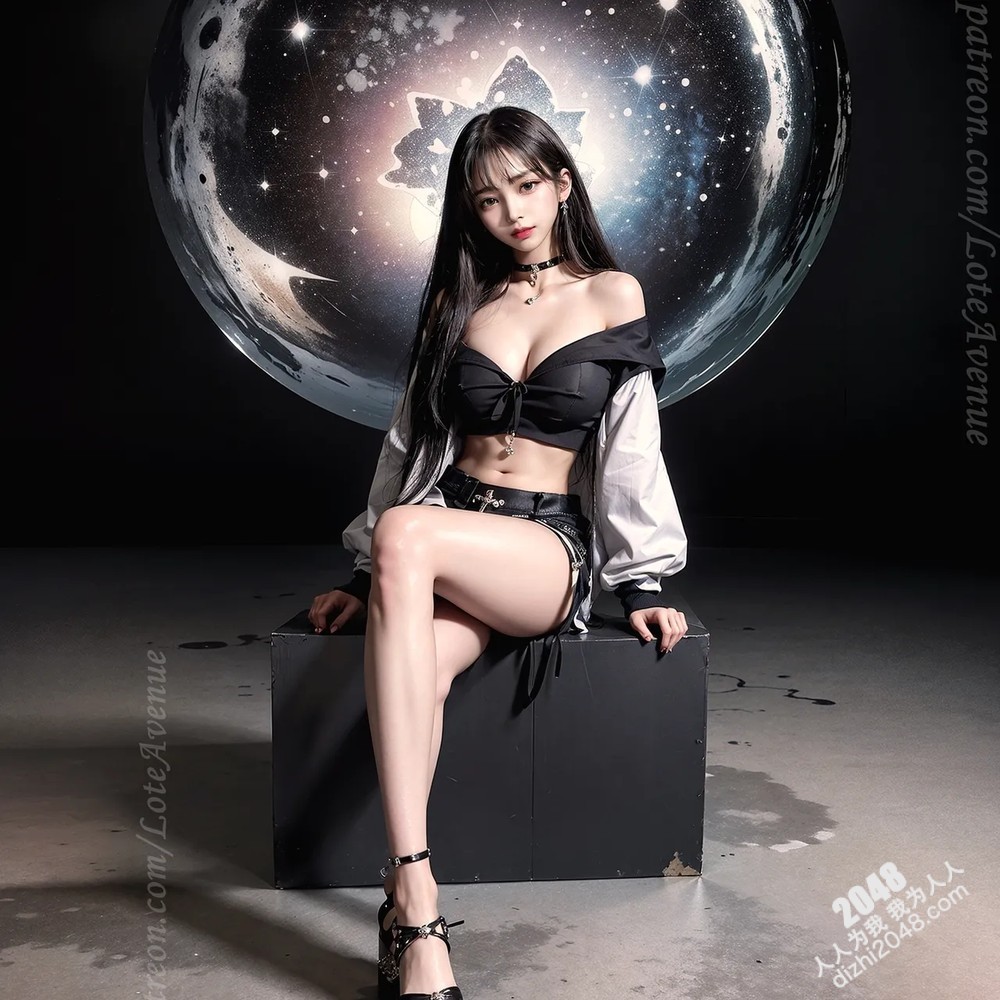 Rurina洛特街区性感写真：白色露脐装短裤诱惑，纤细腰肢与修长美腿的完美结合(14)