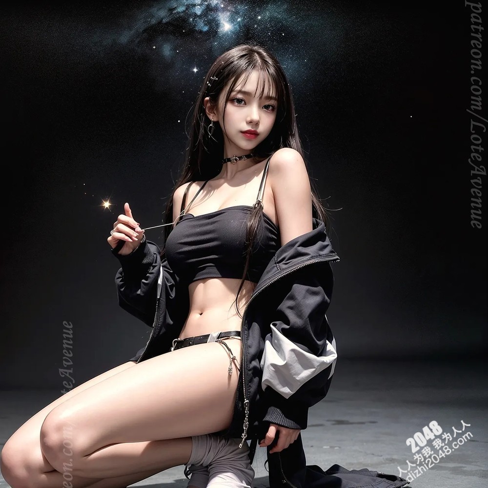 Rurina洛特街区性感写真：白色露脐装短裤诱惑，纤细腰肢与修长美腿的完美结合(18)