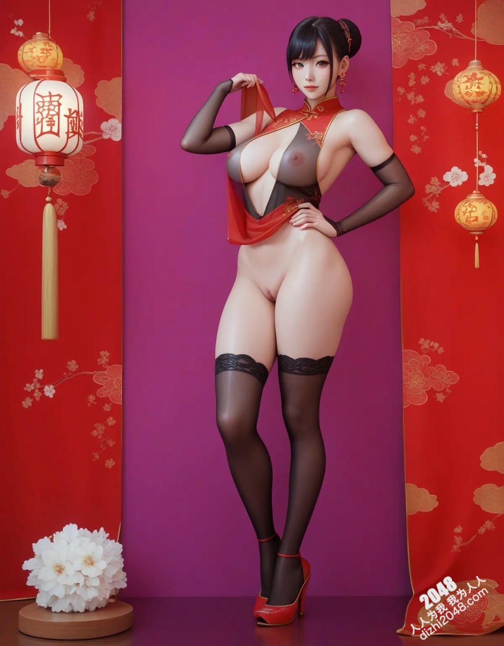 蛇年魅惑：人像写真集，极致诱惑，酥胸半露，和服美女写真，高挑身材，火辣身材，高清大图，亚洲美女(5)