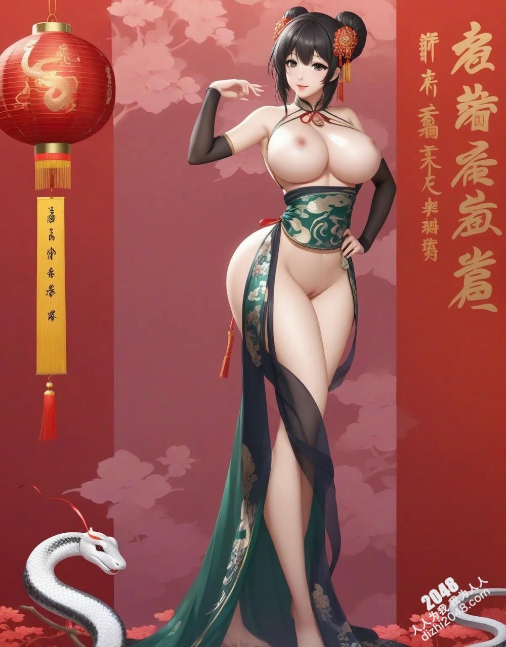 蛇年魅惑：人像写真集，极致诱惑，酥胸半露，和服美女写真，高挑身材，火辣身材，高清大图，亚洲美女(14)