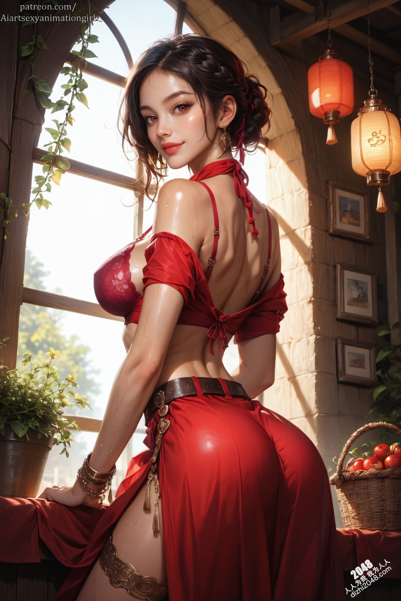 AIartsexyanimationgirl的古希腊女神诱惑：高清写真集，极致诱惑，让人窒息的性感(18)