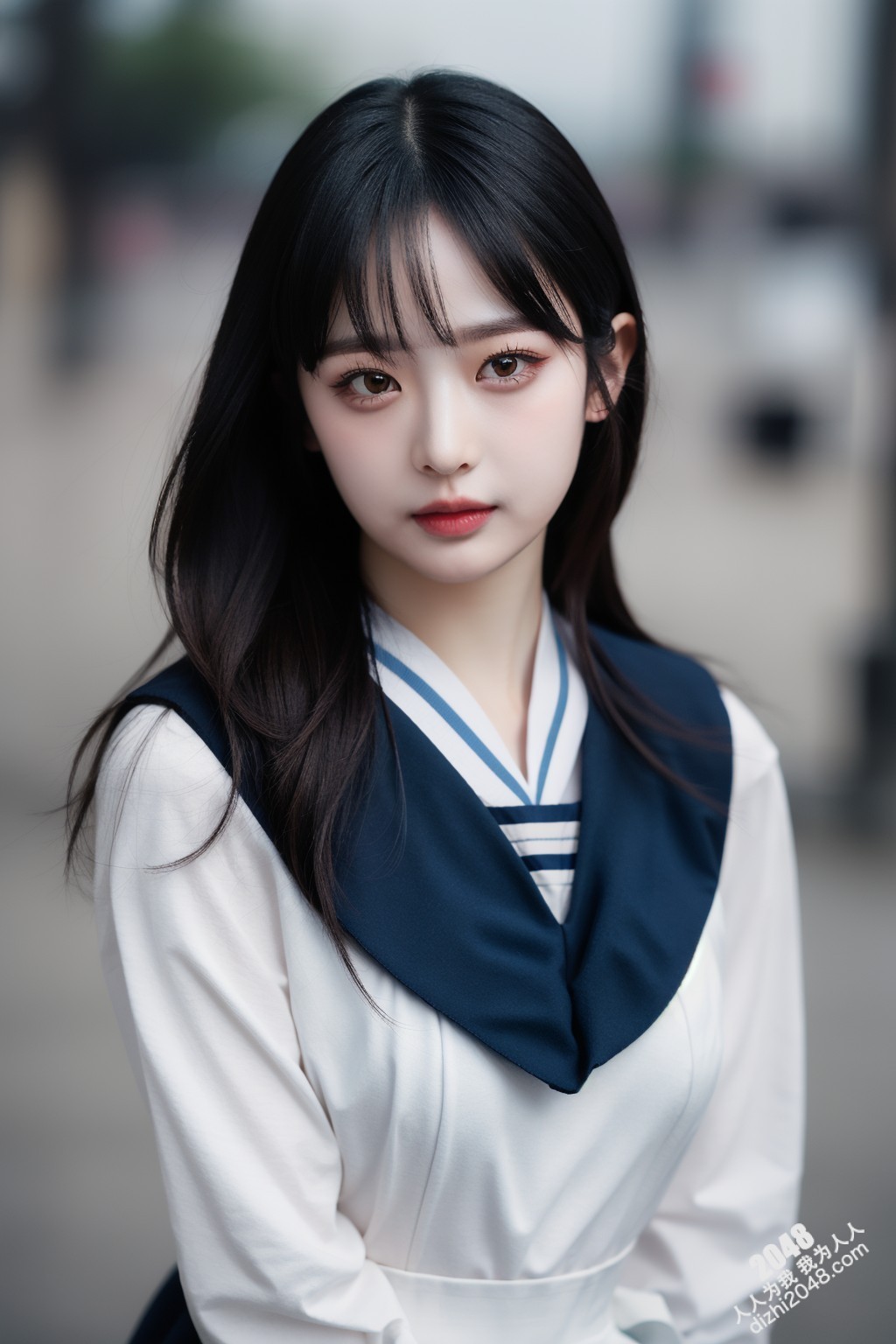 HP05XSP米奇·艾：学院风制服诱惑，午后阳光下的秘密(34)