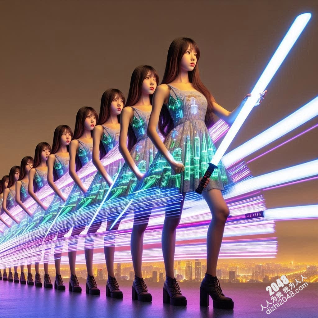 千裡挑一：霓虹都市的致命诱惑，绝色少女的激光剑舞，心跳加速的暧昧游戏(6)