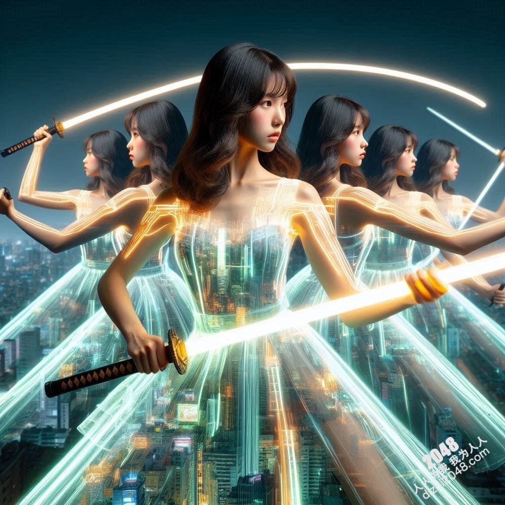 千裡挑一：霓虹都市的致命诱惑，绝色少女的激光剑舞，心跳加速的暧昧游戏(23)