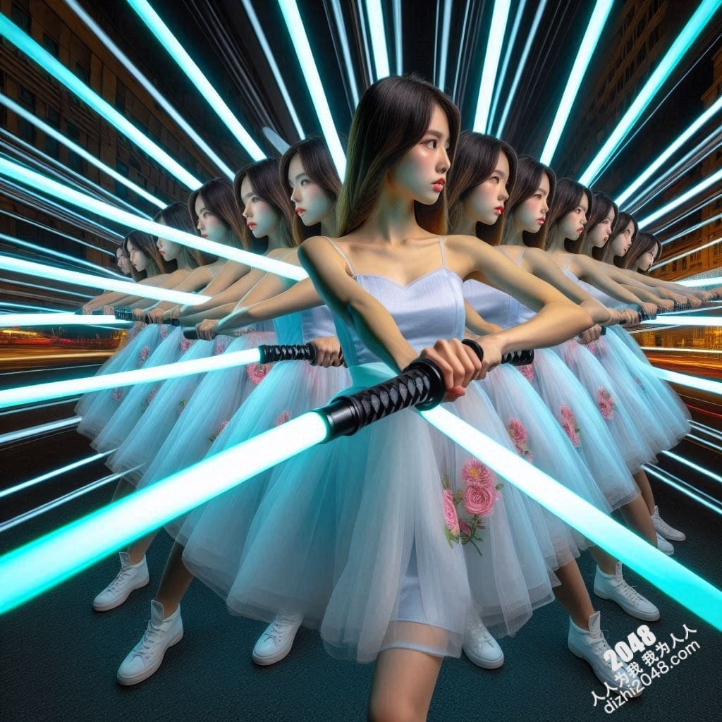 千裡挑一：霓虹都市的致命诱惑，绝色少女的激光剑舞，心跳加速的暧昧游戏(24)