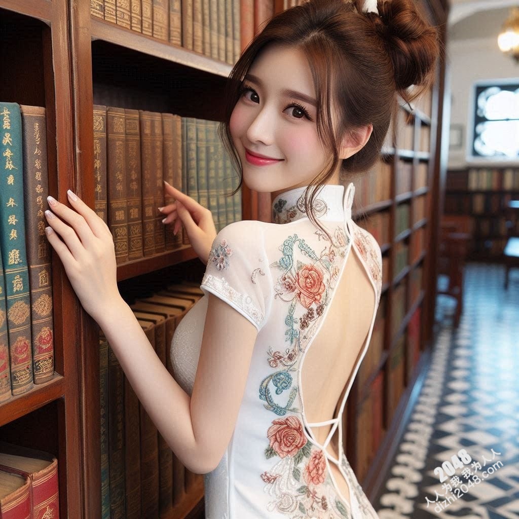 旗袍尤物图书馆私藏：玫瑰暗香，锁骨酥胸的禁忌诱惑(4)