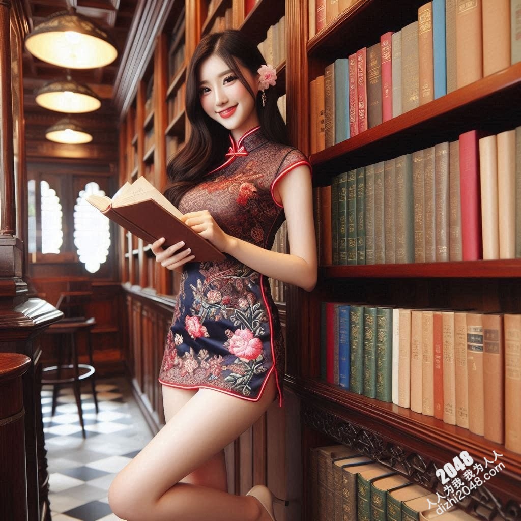 旗袍尤物图书馆私藏：玫瑰暗香，锁骨酥胸的禁忌诱惑(5)