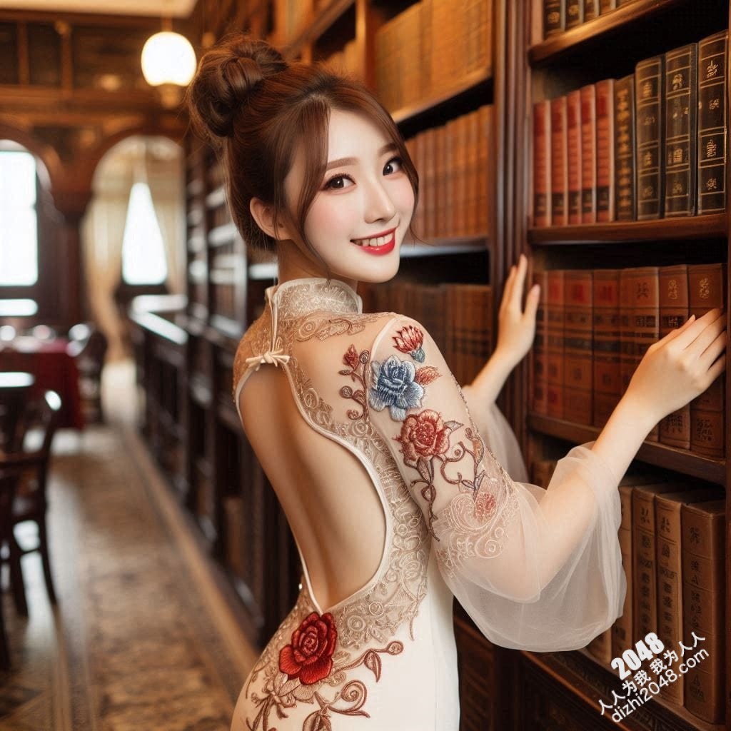 旗袍尤物图书馆私藏：玫瑰暗香，锁骨酥胸的禁忌诱惑(6)