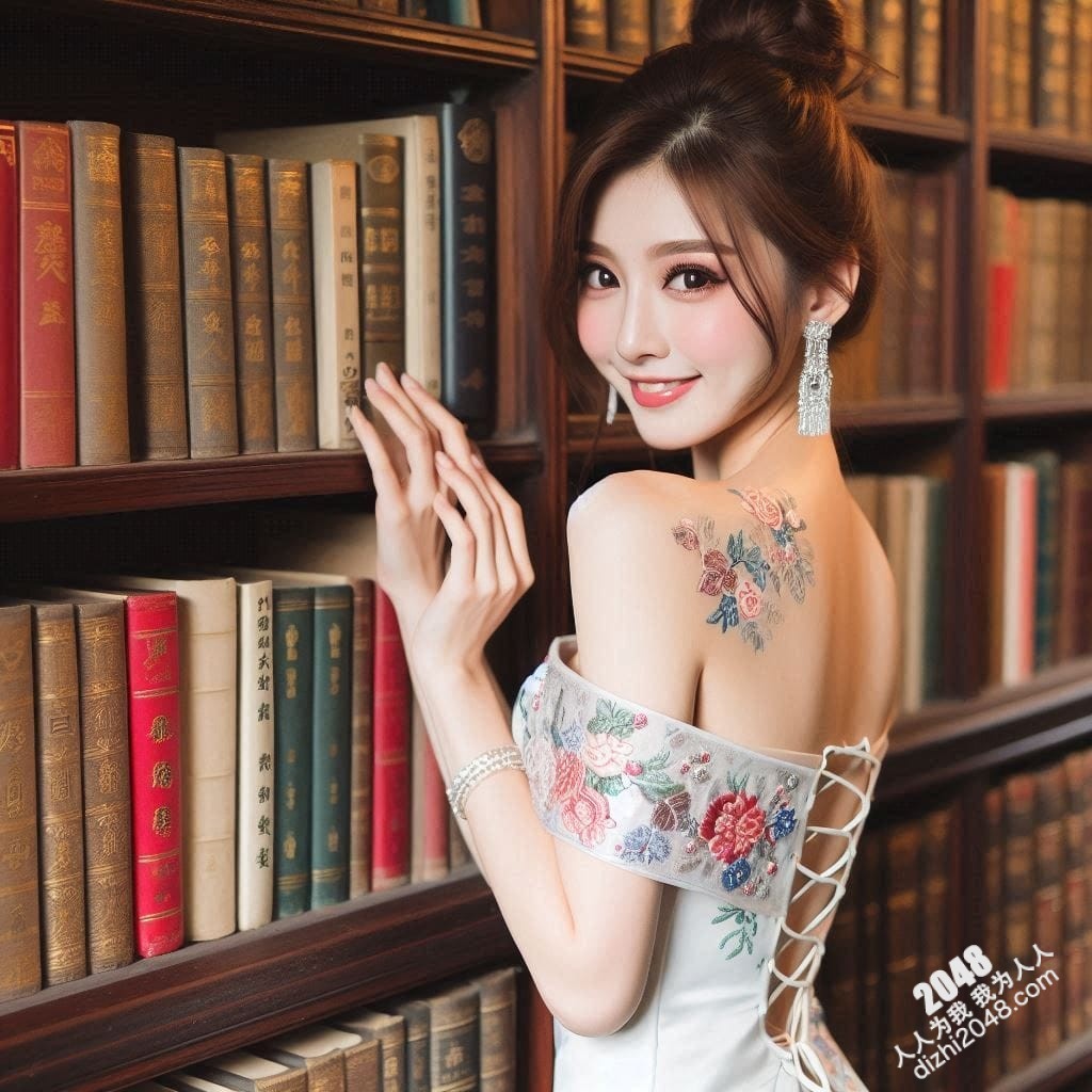 旗袍尤物图书馆私藏：玫瑰暗香，锁骨酥胸的禁忌诱惑(8)