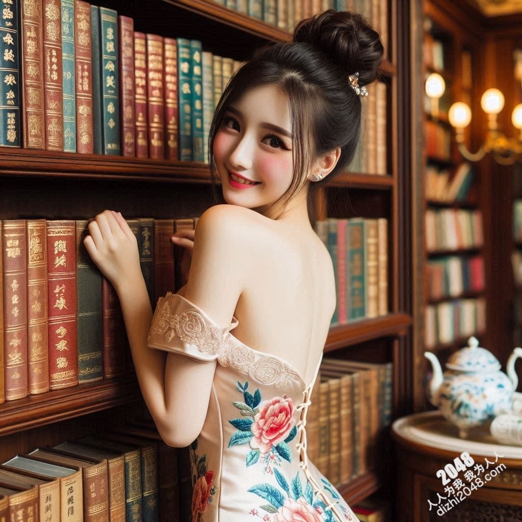 旗袍尤物图书馆私藏：玫瑰暗香，锁骨酥胸的禁忌诱惑(16)