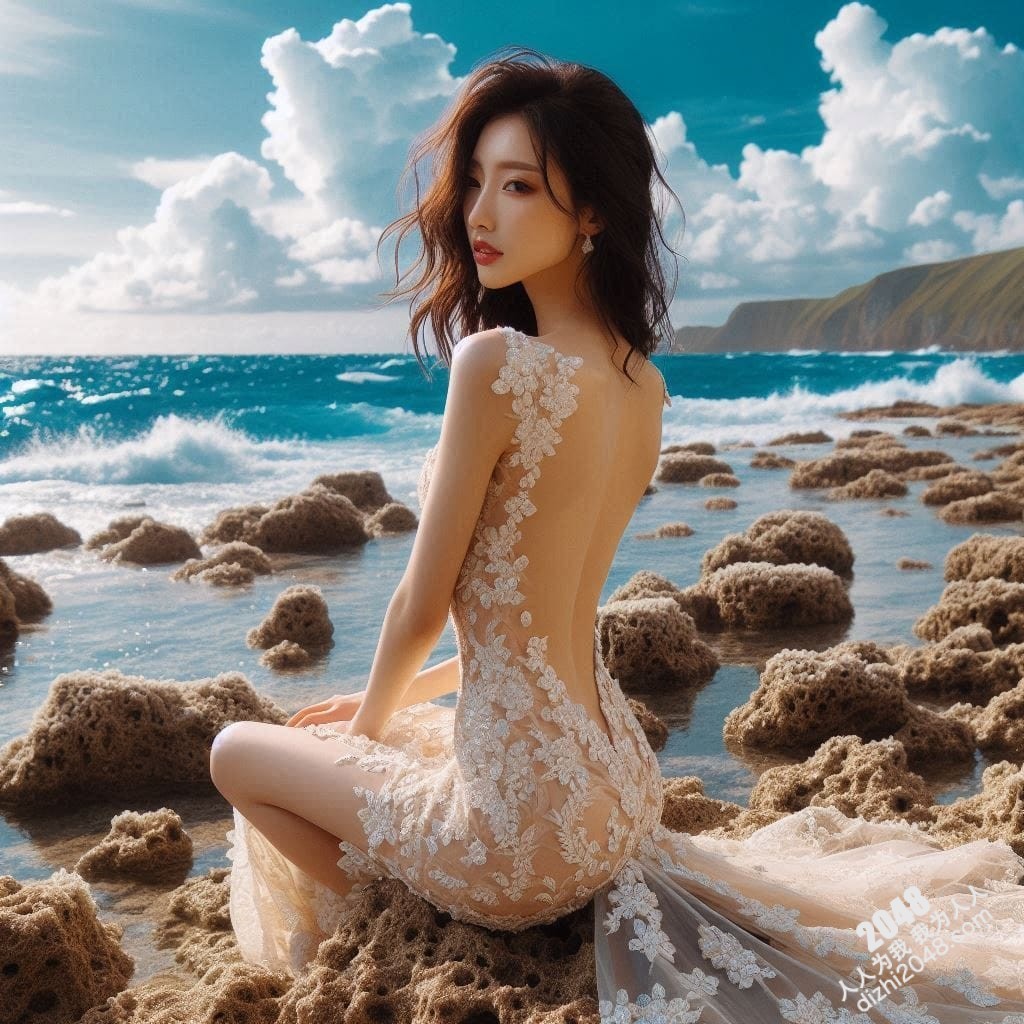 海滩上的新娘：一场让人心跳加速的视觉盛宴(5)