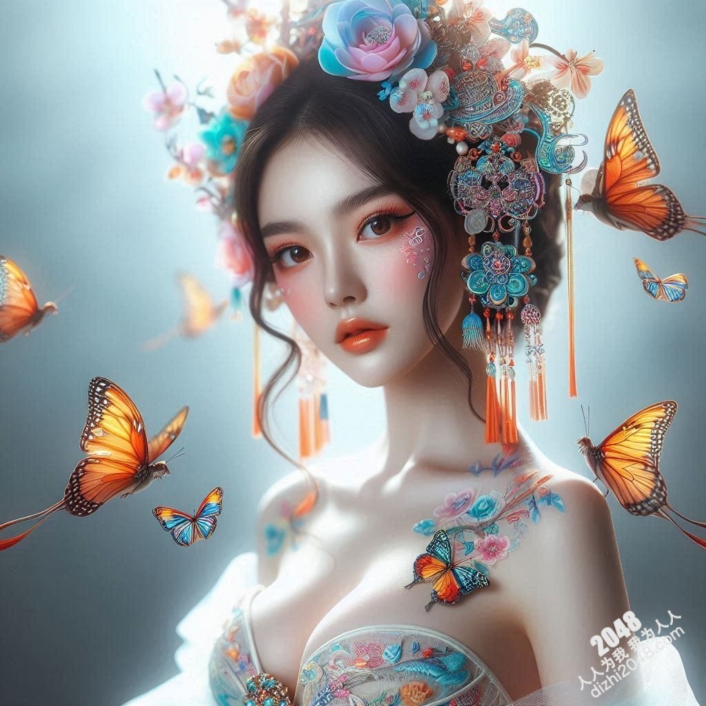 春日禁忌：绝色佳人与翩翩蝴蝶的缠绵私语
