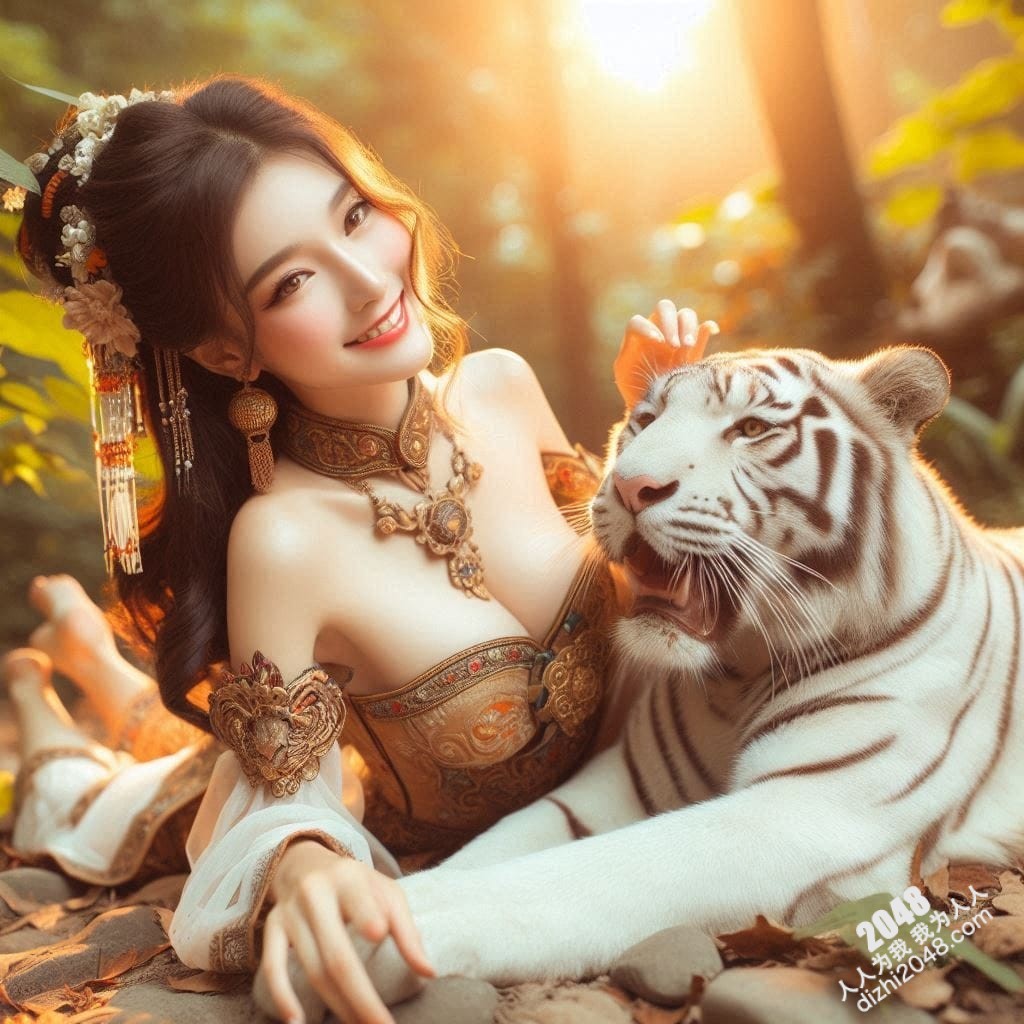丛林仙子与白虎的爱恋：美女与猛兽的禁忌之吻(2)
