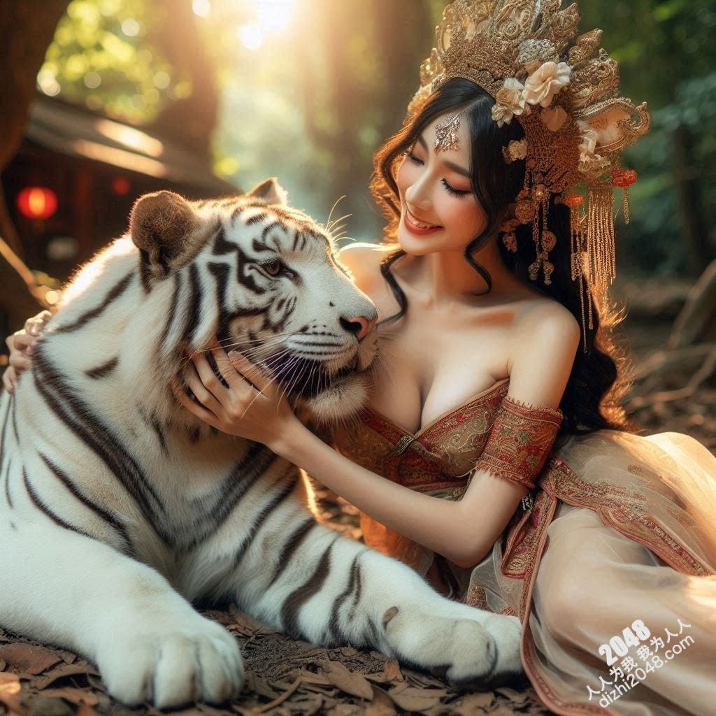 丛林仙子与白虎的爱恋：美女与猛兽的禁忌之吻(5)