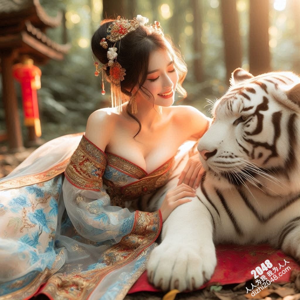 丛林仙子与白虎的爱恋：美女与猛兽的禁忌之吻(6)