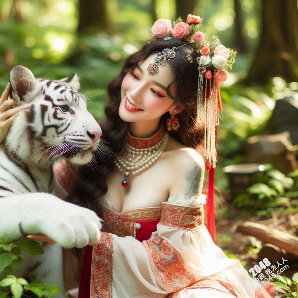 丛林仙子与白虎的爱恋：美女与猛兽的禁忌之吻(12)