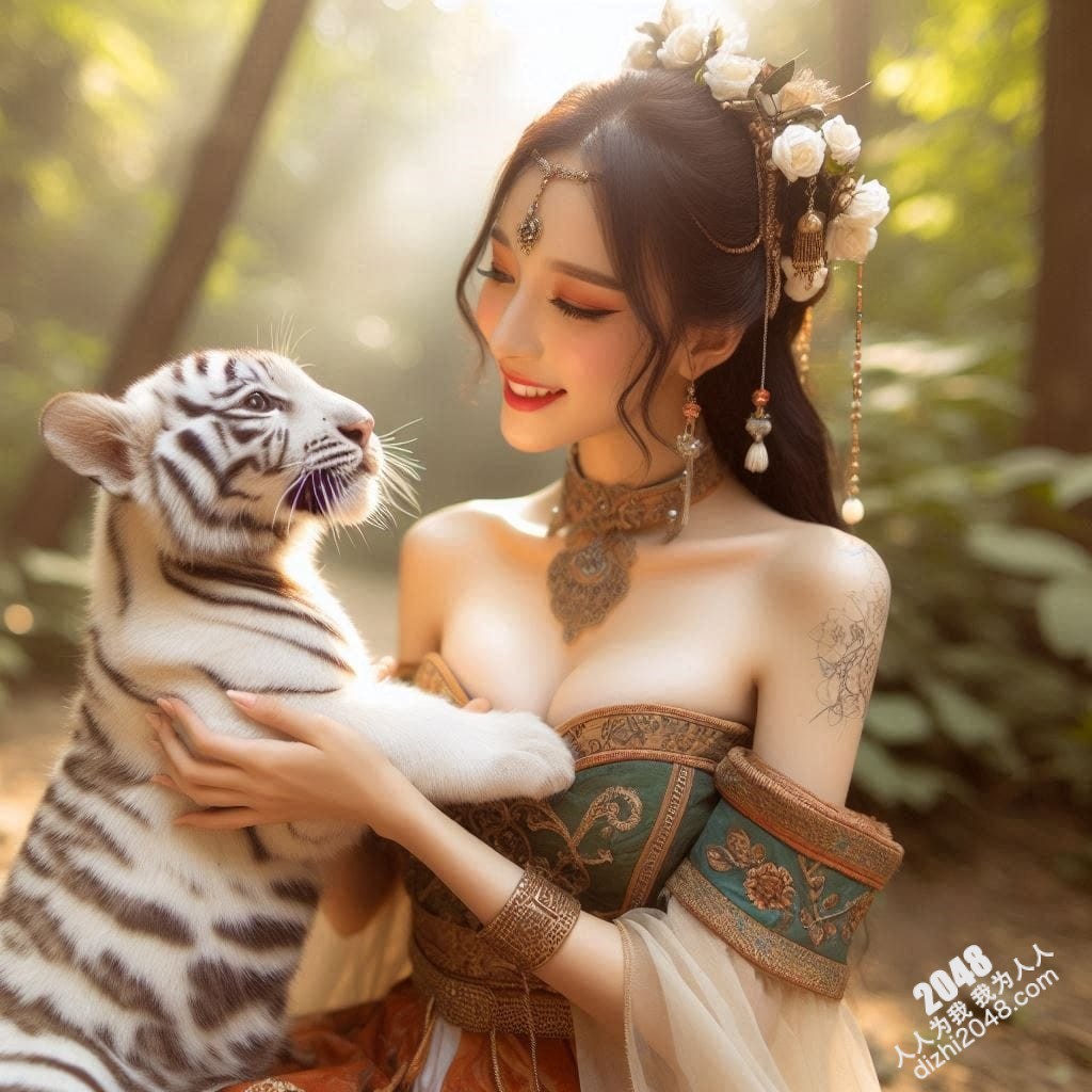 丛林仙子与白虎的爱恋：美女与猛兽的禁忌之吻(11)