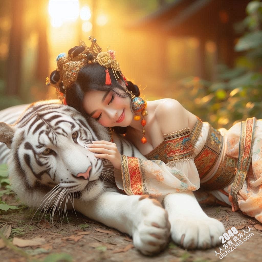 丛林仙子与白虎的爱恋：美女与猛兽的禁忌之吻(13)