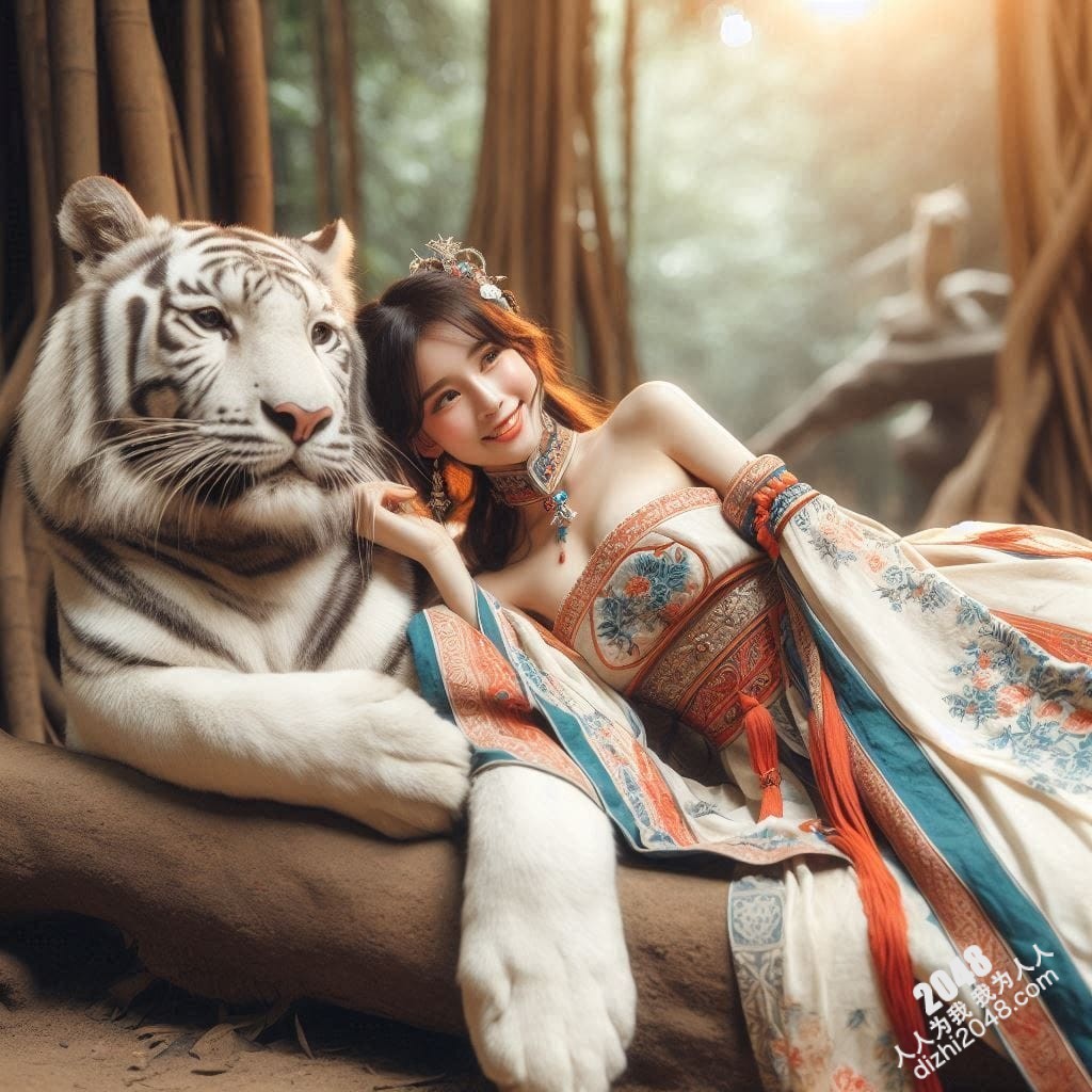 丛林仙子与白虎的爱恋：美女与猛兽的禁忌之吻(16)
