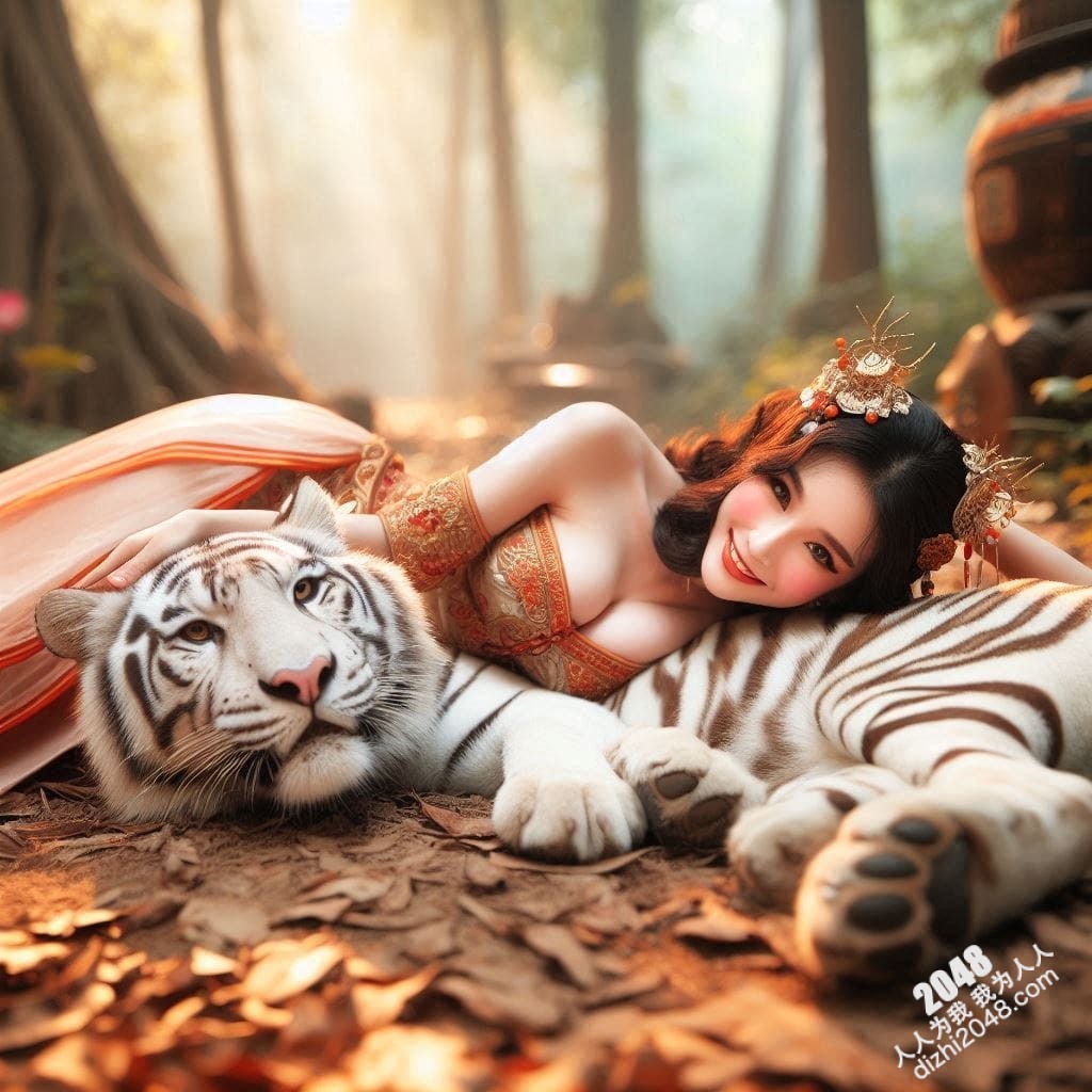 丛林仙子与白虎的爱恋：美女与猛兽的禁忌之吻(18)