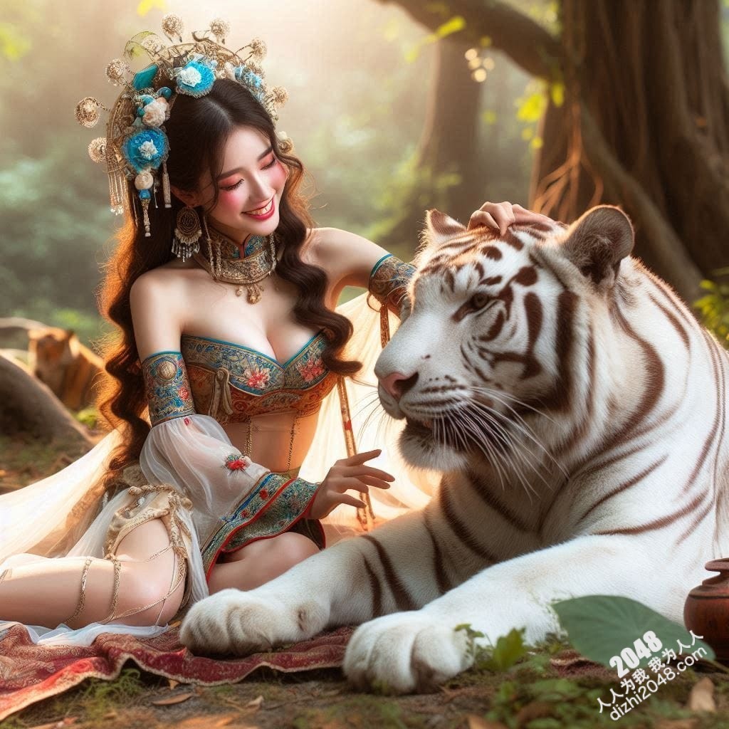 丛林仙子与白虎的爱恋：美女与猛兽的禁忌之吻(19)