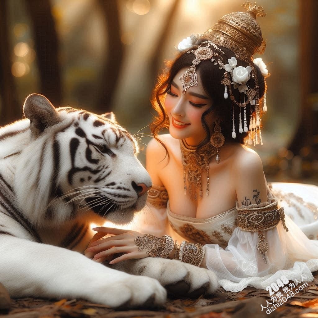 丛林仙子与白虎的爱恋：美女与猛兽的禁忌之吻(21)