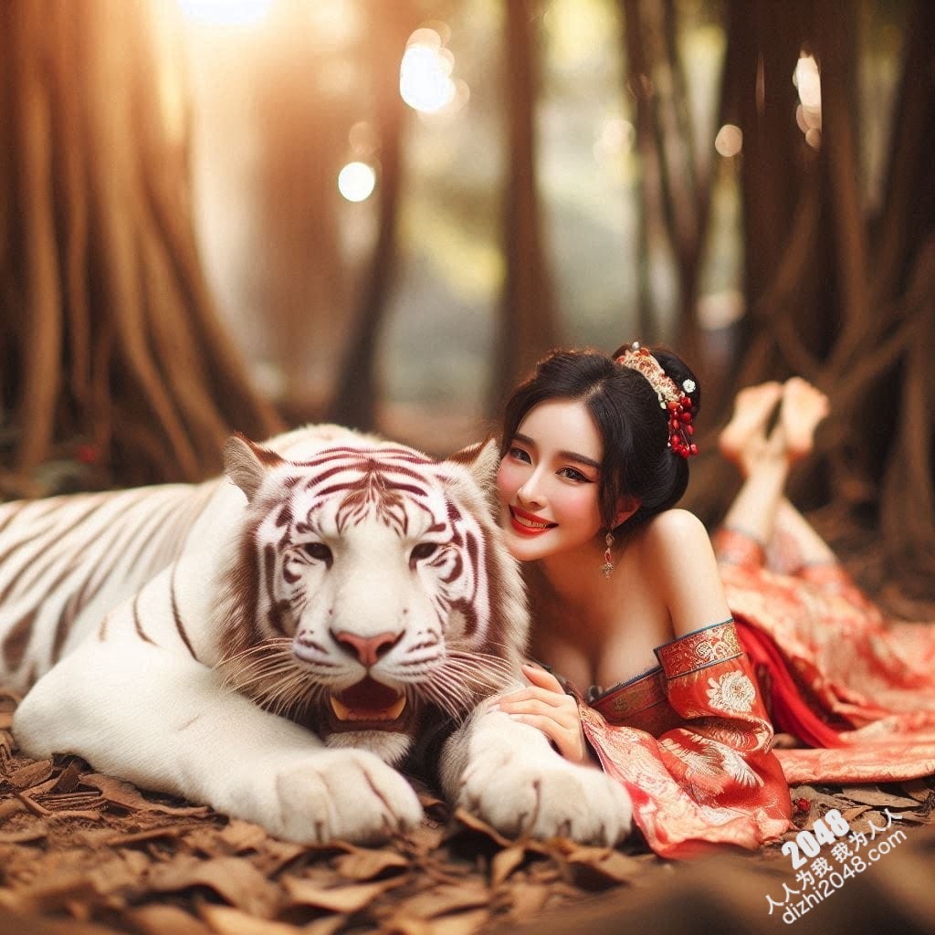 丛林仙子与白虎的爱恋：美女与猛兽的禁忌之吻(22)