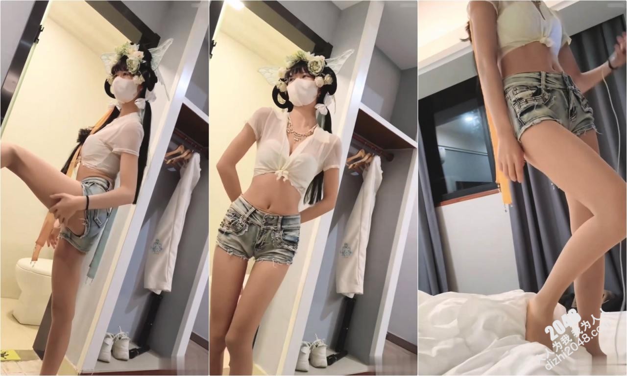 00后清纯反差少女『LT软软兔』 汉服头饰配透视衫短牛仔 肉丝足交,超嫩一线天美鲍被哥哥大肉棒强硬输出