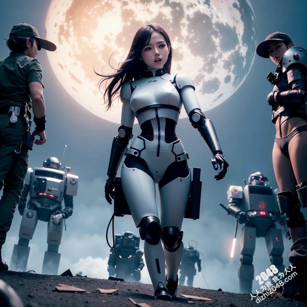 [DonDon] AI机械少女的诱惑：2048年未来战场的性感战姬(3)